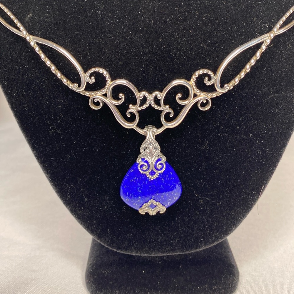 Carolyn Pollock 925 Sterling Silver Sincerely Fabulous necklace - Picture 2 of 7